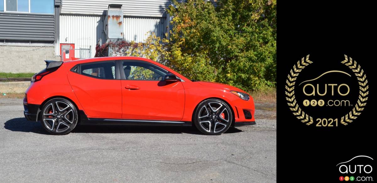 Hyundai Veloster N 2020, profil